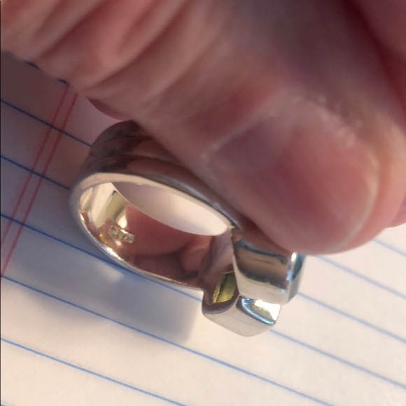 Designer 925 sterling & gem ring - Picture 4 of 4